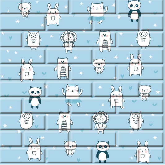 วอลเปเปอร์โฟม ตุ๊กตาฟ้า เปลี่ยนผนังบ้านให้น่าอยู่ในพริบตา FB 23